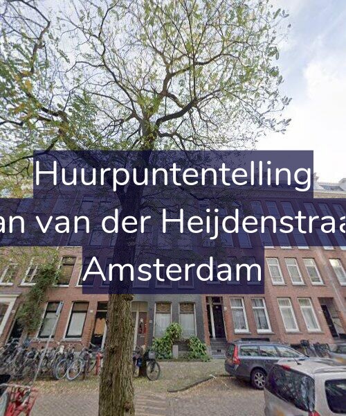 Foto gevel Huurpuntentelling voor Eerste Jan van der Heijdenstraat 136-2, Amsterdam