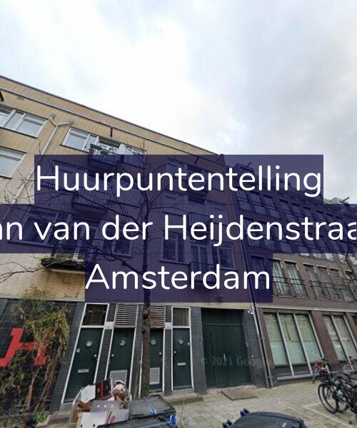 Foto gevel Huurpuntentelling voor Eerste Jan van der Heijdenstraat 121-N, Amsterdam