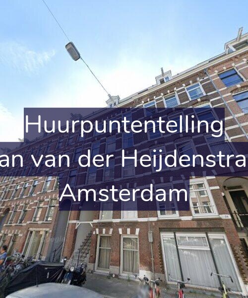 Foto gevel Huurpuntentelling voor Eerste Jan van der Heijdenstraat 40-H, Amsterdam