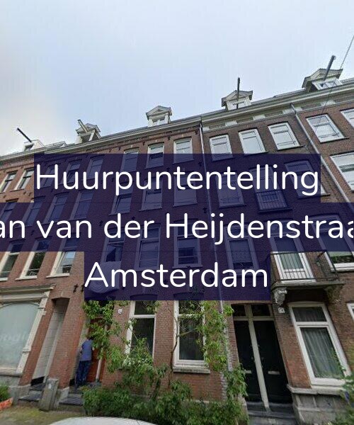 Foto gevel Huurpuntentelling voor Eerste Jan van der Heijdenstraat 152-2, Amsterdam