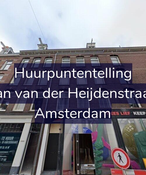 Foto gevel Huurpuntentelling voor Eerste Jan van der Heijdenstraat 117-3, Amsterdam