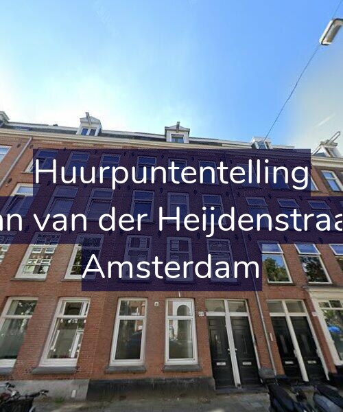 Foto gevel Huurpuntentelling voor Eerste Jan van der Heijdenstraat 22-2A, Amsterdam