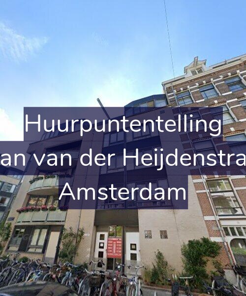 Foto gevel Huurpuntentelling voor Eerste Jan van der Heijdenstraat 52-F, Amsterdam