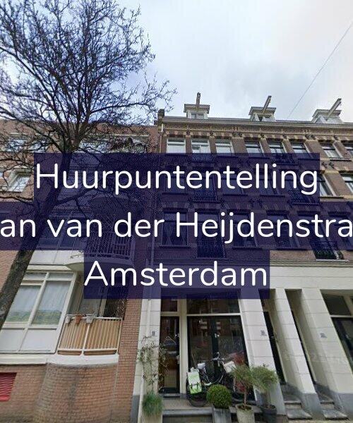 Foto gevel Huurpuntentelling voor Eerste Jan van der Heijdenstraat 99-4, Amsterdam