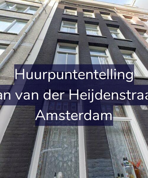 Foto gevel Huurpuntentelling voor Eerste Jan van der Heijdenstraat 157-2, Amsterdam