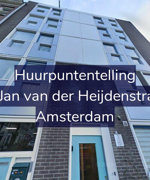 Foto gevel Huurpuntentelling voor Eerste Jan van der Heijdenstraat 8-B, Amsterdam