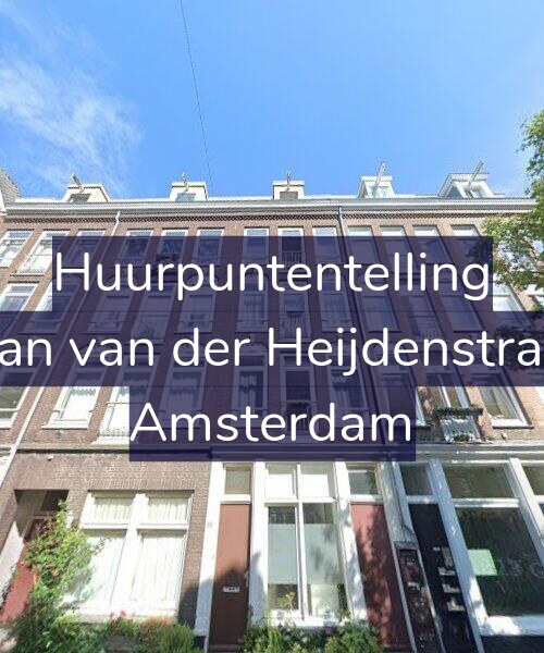 Foto gevel Huurpuntentelling voor Eerste Jan van der Heijdenstraat 35-A, Amsterdam