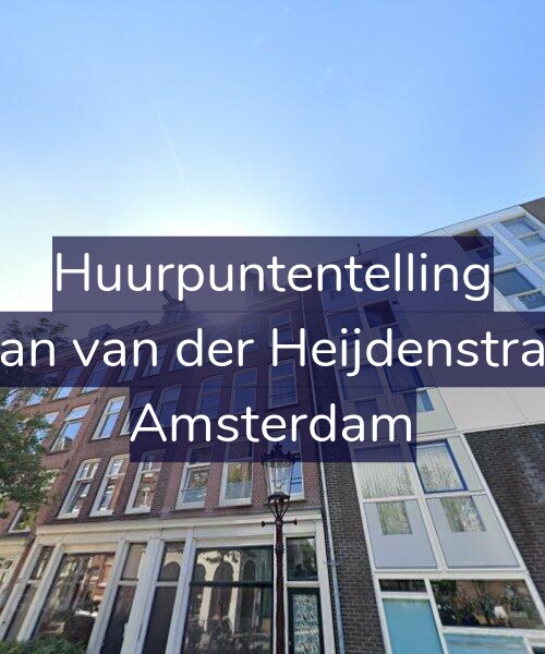 Foto gevel Huurpuntentelling voor Eerste Jan van der Heijdenstraat 16-3, Amsterdam