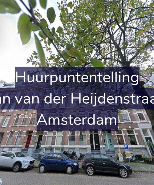 Foto gevel Huurpuntentelling voor Eerste Jan van der Heijdenstraat 122-A, Amsterdam