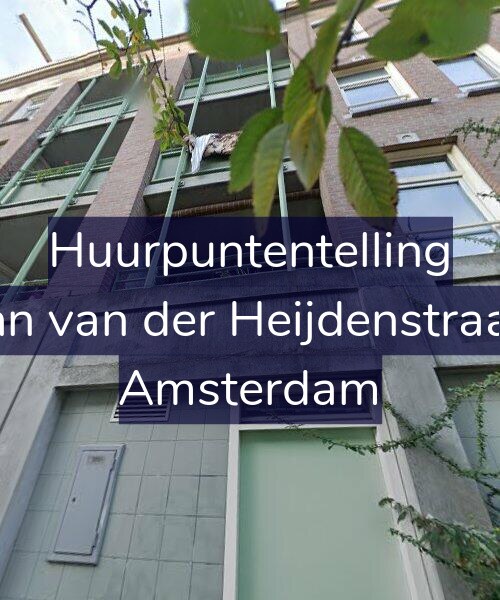 Foto gevel Huurpuntentelling voor Eerste Jan van der Heijdenstraat 145-A, Amsterdam