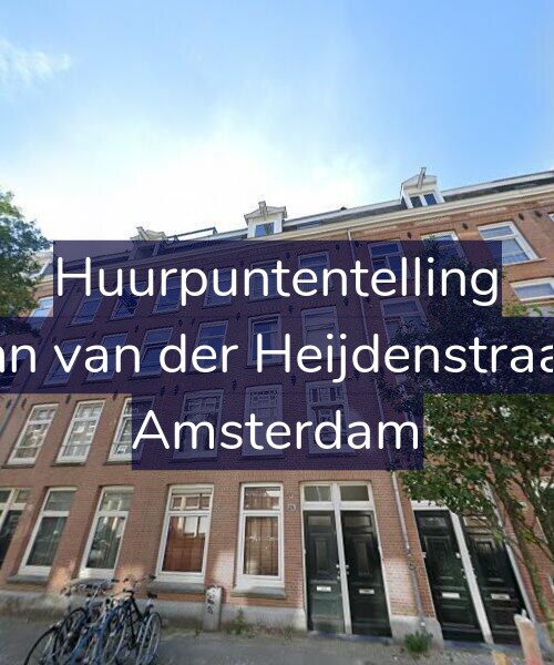 Foto gevel Huurpuntentelling voor Eerste Jan van der Heijdenstraat 26-3V, Amsterdam