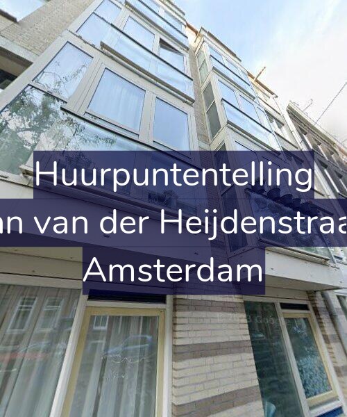Foto gevel Huurpuntentelling voor Eerste Jan van der Heijdenstraat 153-A, Amsterdam