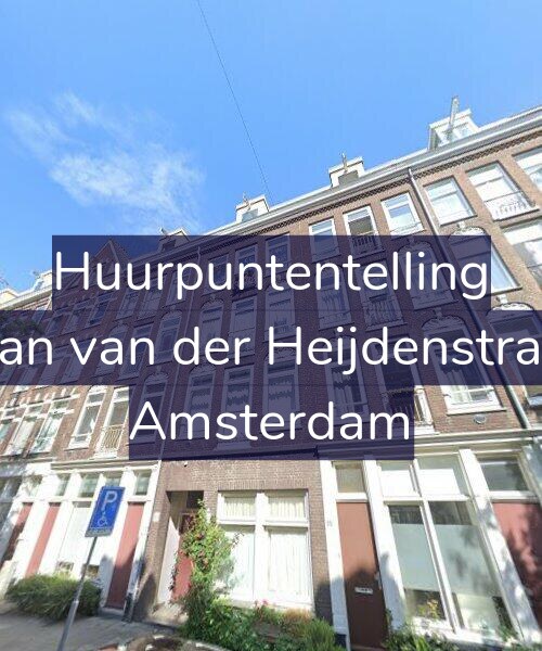 Foto gevel Huurpuntentelling voor Eerste Jan van der Heijdenstraat 33-B, Amsterdam