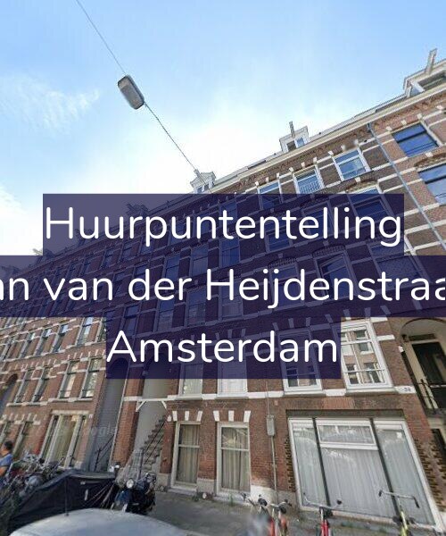Foto gevel Huurpuntentelling voor Eerste Jan van der Heijdenstraat 40-3V, Amsterdam