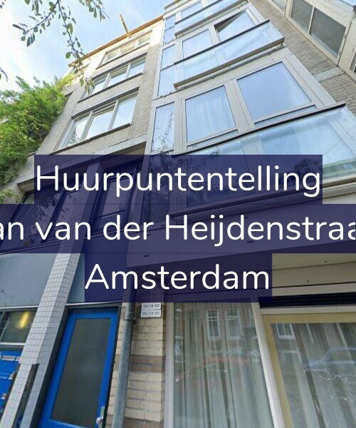 Foto gevel Huurpuntentelling voor Eerste Jan van der Heijdenstraat 151-B, Amsterdam