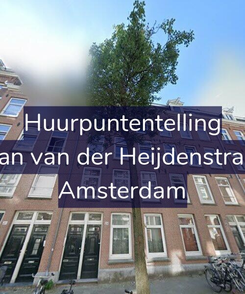 Foto gevel Huurpuntentelling voor Eerste Jan van der Heijdenstraat 28-H, Amsterdam