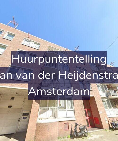 Foto gevel Huurpuntentelling voor Eerste Jan van der Heijdenstraat 91-E, Amsterdam