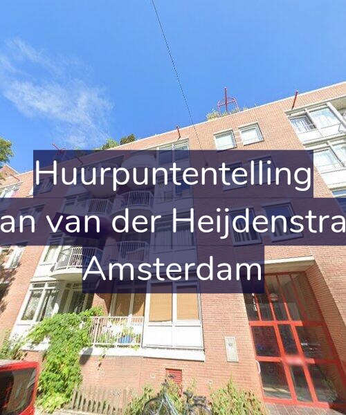 Foto gevel Huurpuntentelling voor Eerste Jan van der Heijdenstraat 81-E, Amsterdam