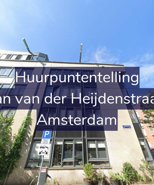 Foto gevel Huurpuntentelling voor Eerste Jan van der Heijdenstraat 54-GL, Amsterdam