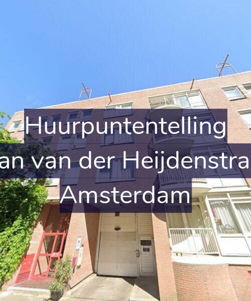 Foto gevel Huurpuntentelling voor Eerste Jan van der Heijdenstraat 87-D, Amsterdam