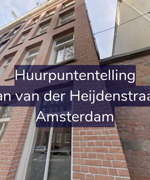 Foto gevel Huurpuntentelling voor Eerste Jan van der Heijdenstraat 159-2, Amsterdam
