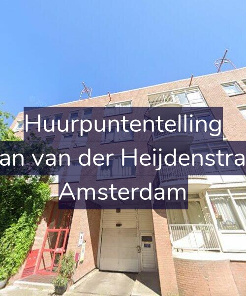 Foto gevel Huurpuntentelling voor Eerste Jan van der Heijdenstraat 87-B, Amsterdam