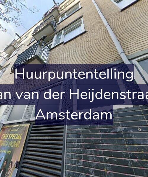 Foto gevel Huurpuntentelling voor Eerste Jan van der Heijdenstraat 121-F, Amsterdam
