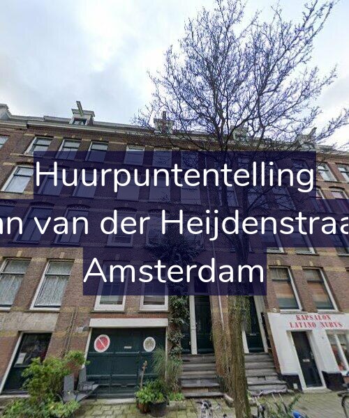 Foto gevel Huurpuntentelling voor Eerste Jan van der Heijdenstraat 66-3V, Amsterdam