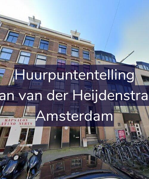 Foto gevel Huurpuntentelling voor Eerste Jan van der Heijdenstraat 62-H, Amsterdam