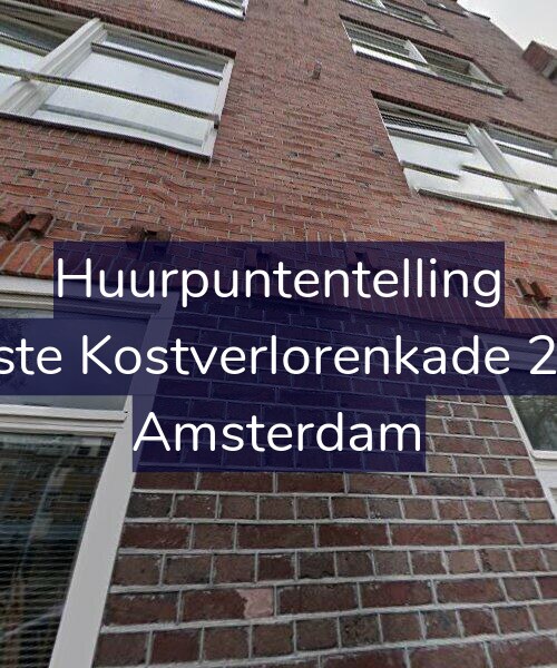 Foto gevel Huurpuntentelling voor Eerste Kostverlorenkade 21-3, Amsterdam