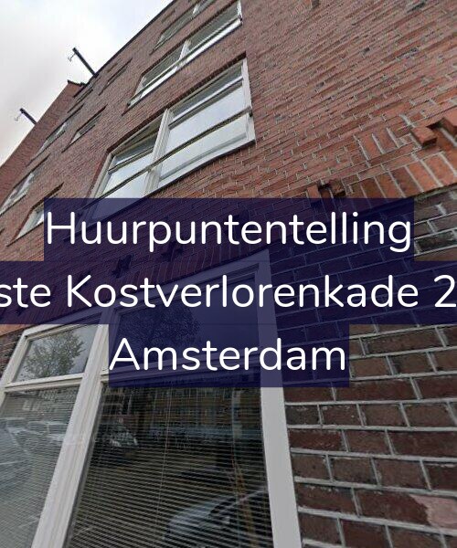 Foto gevel Huurpuntentelling voor Eerste Kostverlorenkade 20-3, Amsterdam
