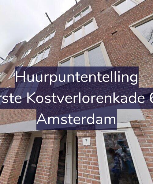 Foto gevel Huurpuntentelling voor Eerste Kostverlorenkade 6-2, Amsterdam