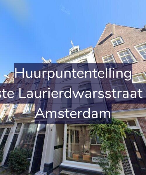 Foto gevel Huurpuntentelling voor Eerste Laurierdwarsstraat 9-H, Amsterdam