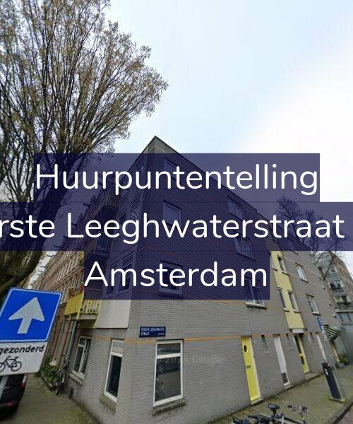 Foto gevel Huurpuntentelling voor Eerste Leeghwaterstraat 26, Amsterdam