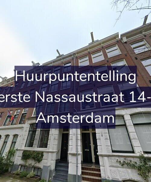 Foto gevel Huurpuntentelling voor Eerste Nassaustraat 14-B, Amsterdam