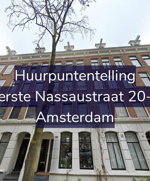 Foto gevel Huurpuntentelling voor Eerste Nassaustraat 20-1, Amsterdam