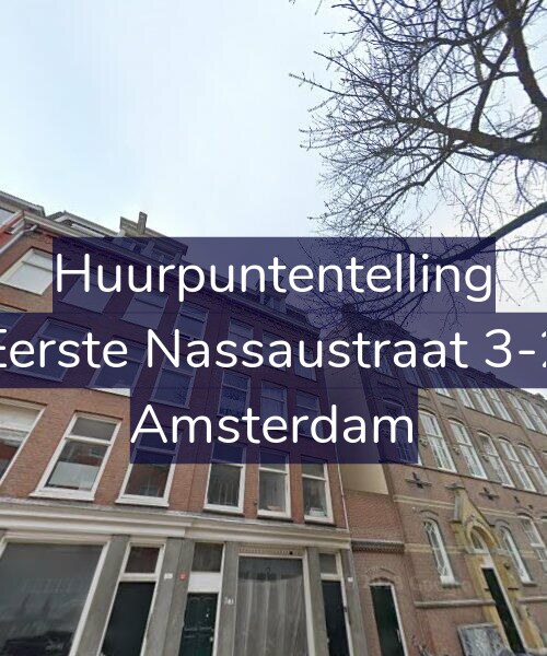 Foto gevel Huurpuntentelling voor Eerste Nassaustraat 3-2, Amsterdam