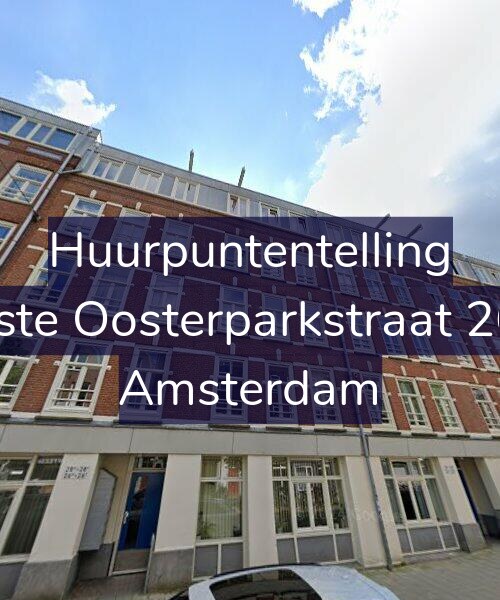 Foto gevel Huurpuntentelling voor Eerste Oosterparkstraat 26-C, Amsterdam