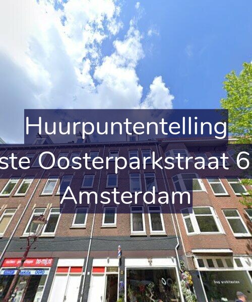 Foto gevel Huurpuntentelling voor Eerste Oosterparkstraat 61-2, Amsterdam