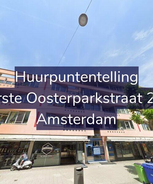 Foto gevel Huurpuntentelling voor Eerste Oosterparkstraat 213, Amsterdam