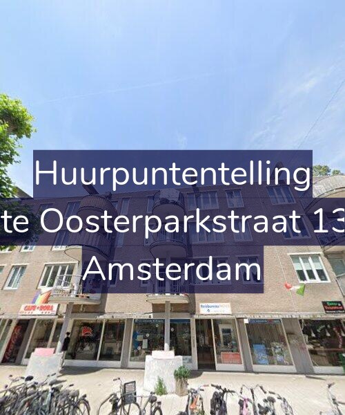 Foto gevel Huurpuntentelling voor Eerste Oosterparkstraat 133-D, Amsterdam