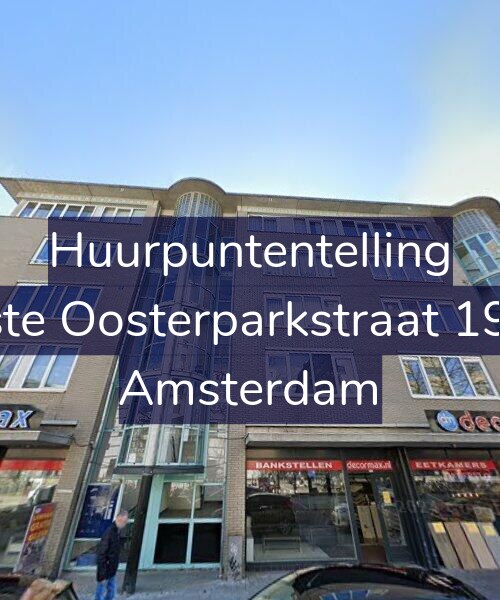 Foto gevel Huurpuntentelling voor Eerste Oosterparkstraat 192-K, Amsterdam