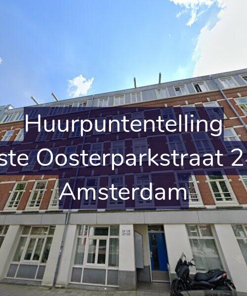 Foto gevel Huurpuntentelling voor Eerste Oosterparkstraat 24-B, Amsterdam