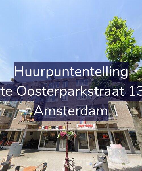Foto gevel Huurpuntentelling voor Eerste Oosterparkstraat 131-B, Amsterdam