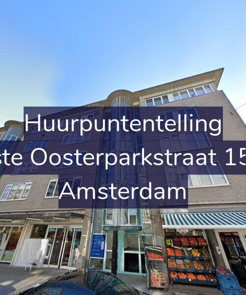 Foto gevel Huurpuntentelling voor Eerste Oosterparkstraat 156-F, Amsterdam