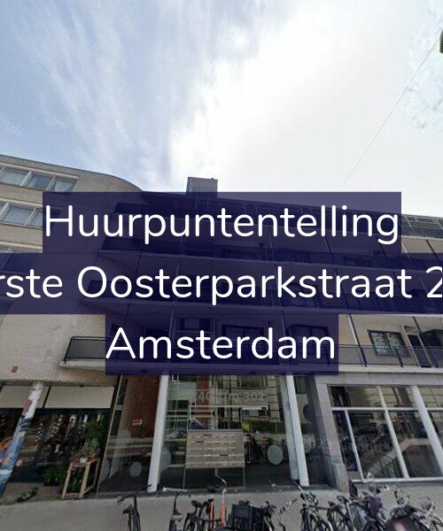 Foto gevel Huurpuntentelling voor Eerste Oosterparkstraat 254, Amsterdam