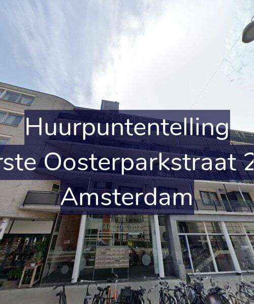 Foto gevel Huurpuntentelling voor Eerste Oosterparkstraat 244, Amsterdam