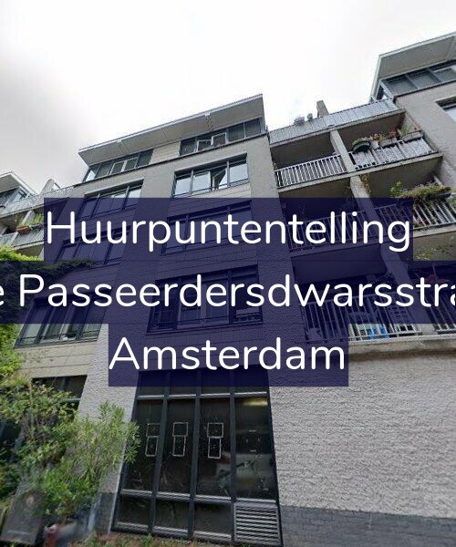 Foto gevel Huurpuntentelling voor Eerste Passeerdersdwarsstraat 46, Amsterdam