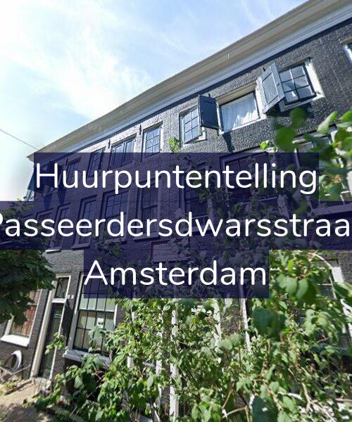 Foto gevel Huurpuntentelling voor Eerste Passeerdersdwarsstraat 128-H, Amsterdam