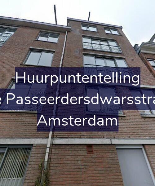 Foto gevel Huurpuntentelling voor Eerste Passeerdersdwarsstraat 71, Amsterdam